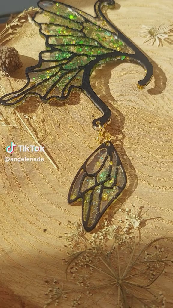 Limitierte Elfen-Ohrmanschetten Fee – Handgefertigter Fantasy-Schmuck ohne Piercing