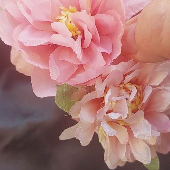 Oversized Floral Hair Claw Clip – Handmade Big Flower Clip for Weddings, Festivals & Thick Hair