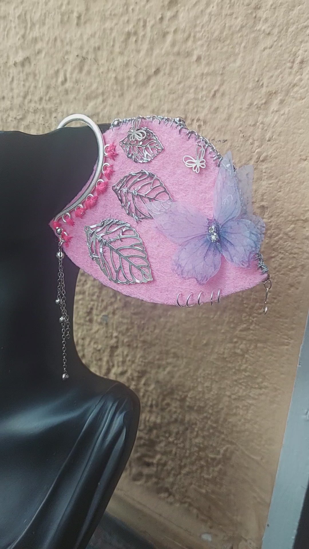 Fairy Elf Ear Cuffs, Handmade Fantasy Wings, No-Piercing Jewelrly Gift for Her