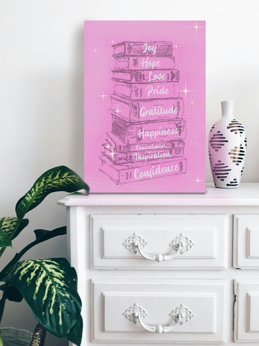 Bold Book Wall Art Poster – Aesthetic Digital Print for Living Room, Bedroom & Apartment Decor | Instant Download